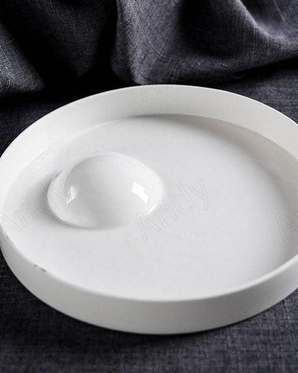 Sophisticated Ceramic Plate Set for an Elevated Steak Dining Experience