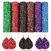Sparkling Faux Leather DIY Craft Kit: Shimmering Fabric Collection for Creative Projects