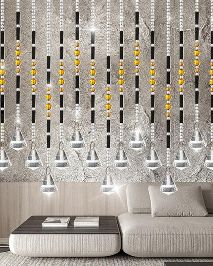 Luxurious Crystal Bead Room Divider for Stylish Home Interiors