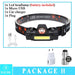 Portable Zoom Mini COB Headlamp for Outdoor Adventures with Adjustable Lighting and Comfort Straps