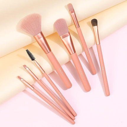 Premium Elegant Makeup Brush Set with Chic Organizer & High-Quality Synthetic Fibers
