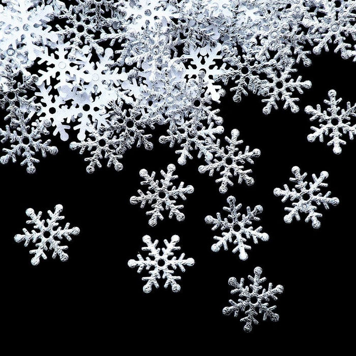 Enchanting Winter Snowflake Confetti Set for Joyful Festivities