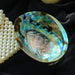 Exquisite Abalone Shell Smudging Kit with Elegant Tripod Stand - 11-13CM