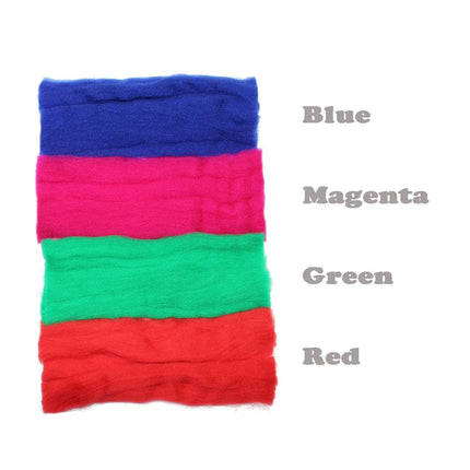 Vibrant 14-Color Fly Tying Yarn Set for Trout and Salmon Fishing Success