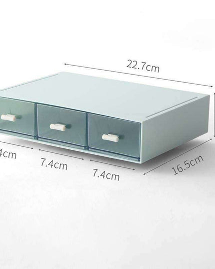 Sleek Stackable White Plastic Desk Organizer for Ultimate Workspace Efficiency