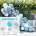 Blue Macaron Confetti Balloon Garland Kit - Elevate Your Special Events