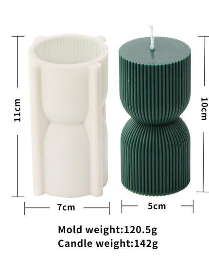 Chic Striped Geometry Silicone Mold for Elegant Crafting