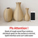 Retro Nordic Wood Vase - Sustainable Minimalist Home Decor Piece