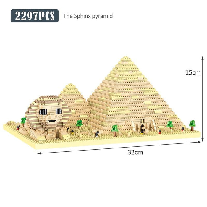 World Landmarks Replica Architecture Building Blocks Set - Educational Eco-Friendly Toy Kit for Kids - 5594PCS Simulation Bricks for Creative Exploration