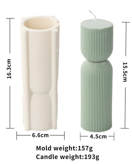 Chic Striped Geometry Silicone Mold for Elegant Crafting