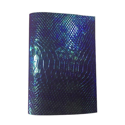 Embossed Holographic Crocodile Faux Leather Crafting Sheet - Premium DIY Material