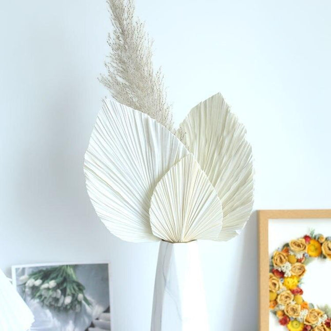 Tropical Oasis Palm Leaf Decorative Hand Fan