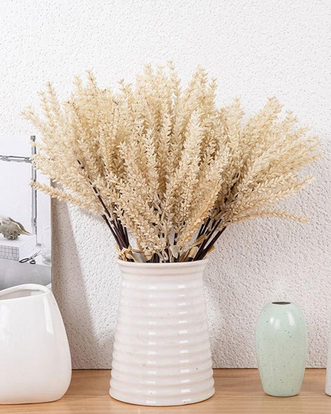 Elegant Silk Pampas Grass Bouquet - Set of 6