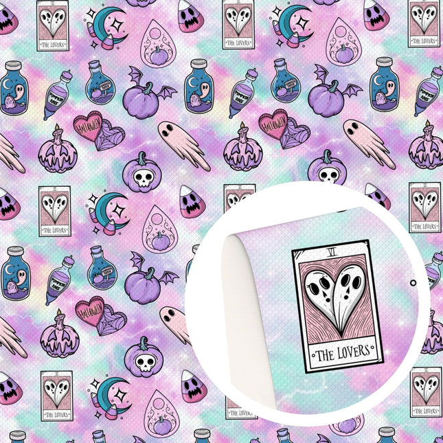 Hauntingly Stylish Lychee Pattern Waterproof Faux Leather Craft Sheets for Halloween Projects