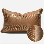 Chic Nordic Caramel Geometric Cushion Covers for an Elegant Home Transformation