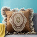 Vintage Charm Lace Accent Pillow - Classic Home Decor Piece