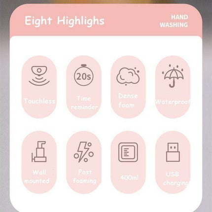 Cheerful Doll Soap Dispenser for Kids with 20s Hand Washing Timer