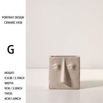 Scandinavian Charm Ceramic Vase: A Harmonious Blend of Style and Sophistication- Très Elite- Très Elite