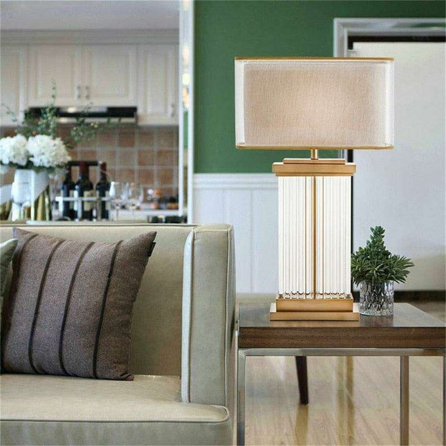 Scandinavian Chic: Contemporary LED Rectangular Table Lamp for Stylish Home Illumination