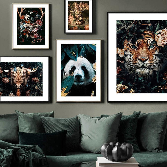 Scandinavian Elegance Modern Canvas Wall Art for Chic Home Decor