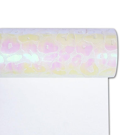 Leopard Print PU Leather Craft Roll - Essential Material for Creative Endeavors