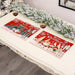 Festive Christmas Gnome Chair Decoration Set - Charming Holiday Home Accent