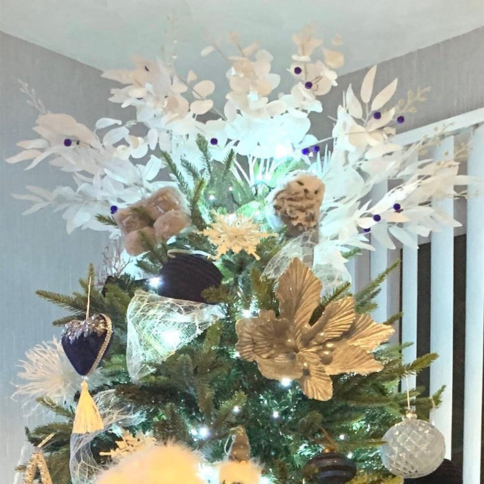 Opulent Silk Willow Arrangement - Refined Foliage for Elegant Spaces
