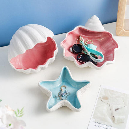 Coastal Charm Ceramic Ocean Storage Collection