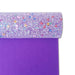 Purple Sparkle Glitter Fabric Roll - Crafting Material for Glamorous DIY Projects