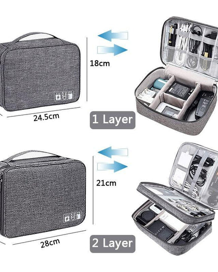 Ultimate Travel Tech Gear Organizer: Waterproof Protection for Your Electronics