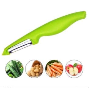 Ultimate Stainless Steel 3-in-1 Kitchen Tool - Effortless Peeling, Slicing, and Grating Assistant