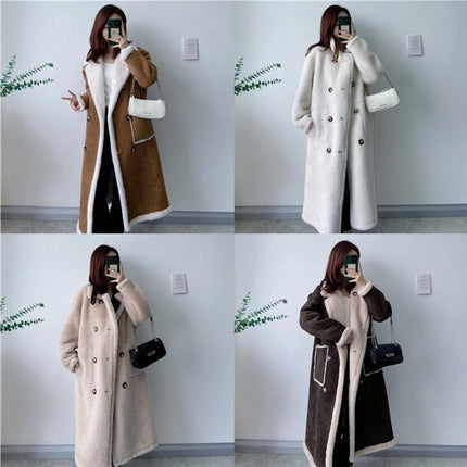 Luxurious Lamb Fur Elegance: The Ultimate Winter Coat for Style Enthusiasts