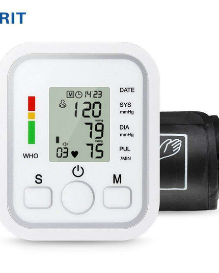 Dual User Digital Blood Pressure Monitor with One-Touch Operation and Memory Storage