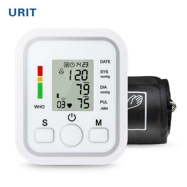 Dual User Digital Blood Pressure Monitor with One-Touch Operation and Memory Storage