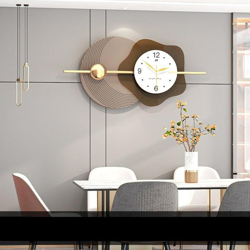 Luxury Botanica Silent Wall Clock for Stylish Home Decor