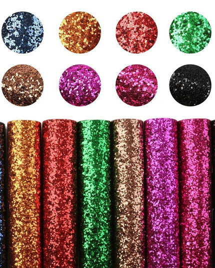 Vibrant Sparkle Faux Leather Craft Kit