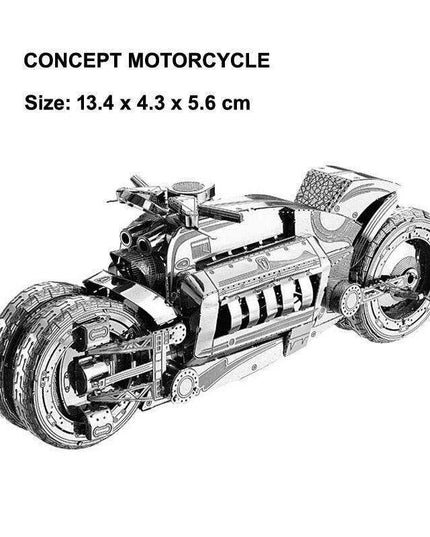 3D Metal Racing Vehicle Model Kit for Creative Teens and Adults