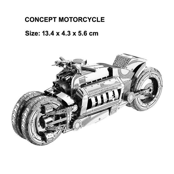 3D Metal Racing Vehicle Model Kit for Creative Teens and Adults