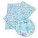 Charming Floral Synthetic Leather Craft Sheets - Essential for Creatives
