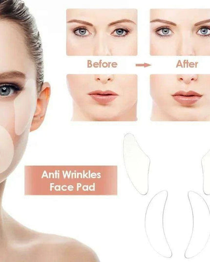 Silicone Anti-Wrinkle Facial Patches - Complete Rejuvenation System