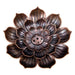 Zen Lotus Alloy Incense Burner with Waterfall Effect: Tranquil Aromatherapy Elegance