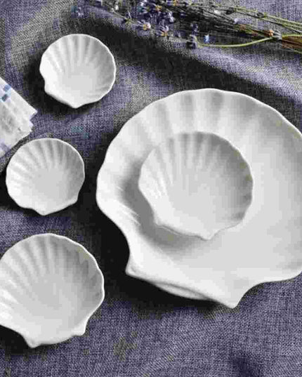 Charming Scalloped White Ceramic Dish with Timeless Elegance