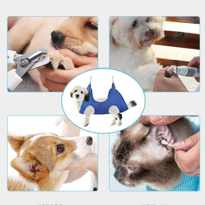 Pet Grooming Hammock for Dogs and Cats - Stress-Free Grooming Solution