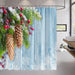 Joyful Christmas Bathroom Curtain Set