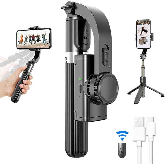 Bluetooth Handheld Gimbal Stabilizer Mobile Phone Selfie Stick Holder Adjustable Selfie Stand For iPhone/Huawei XIAOMI