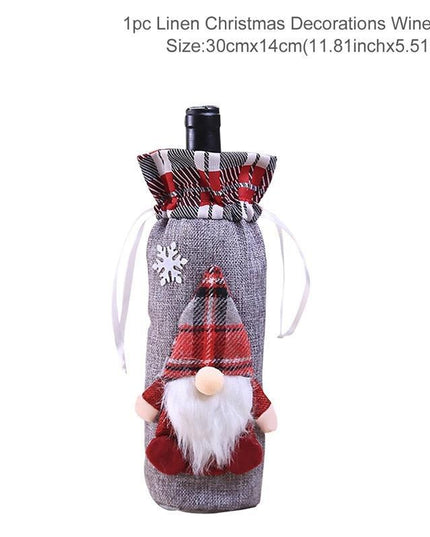 Holiday Cheer Wine Bottle Dress: Celebrate in Festive Elegance