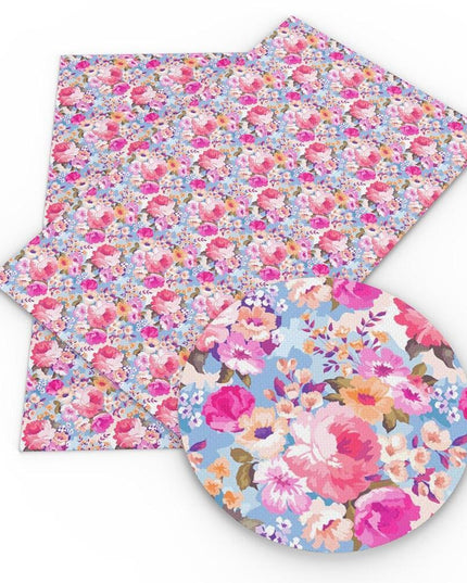 Blooming Inspiration Synthetic Leather - Unleash Your Creative Vision