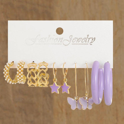 Playful Creatures Earring Set - A Fun Twist for Your Style