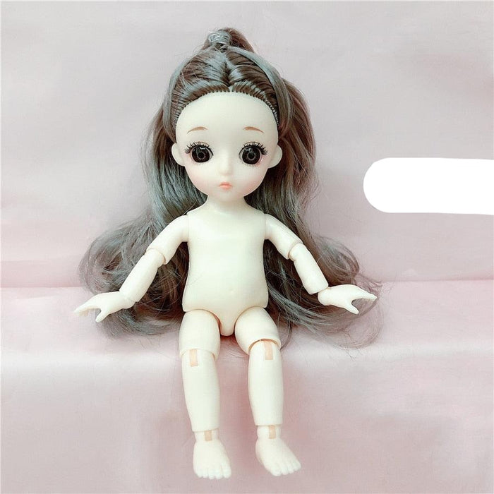 Enchanted Mini Princess Doll Set - Magical Hair and Dress-Up Kit for Imaginative Play