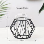 hexagon black